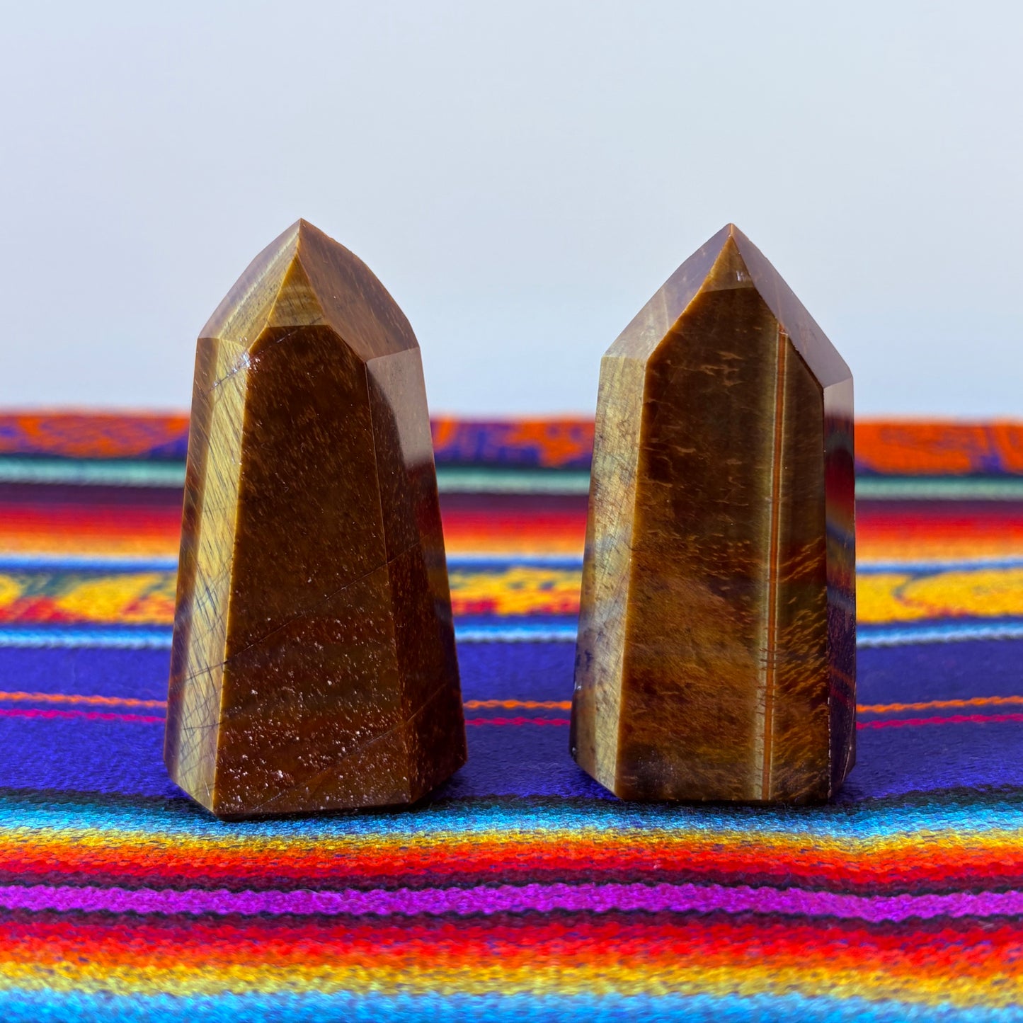 Tiger Eye Polished Standing Point