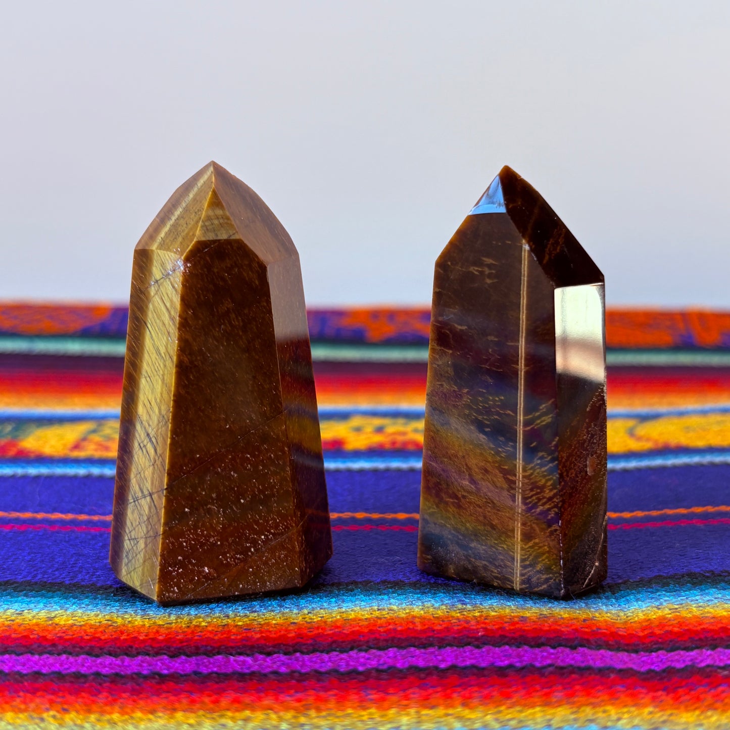 Tiger Eye Polished Standing Point