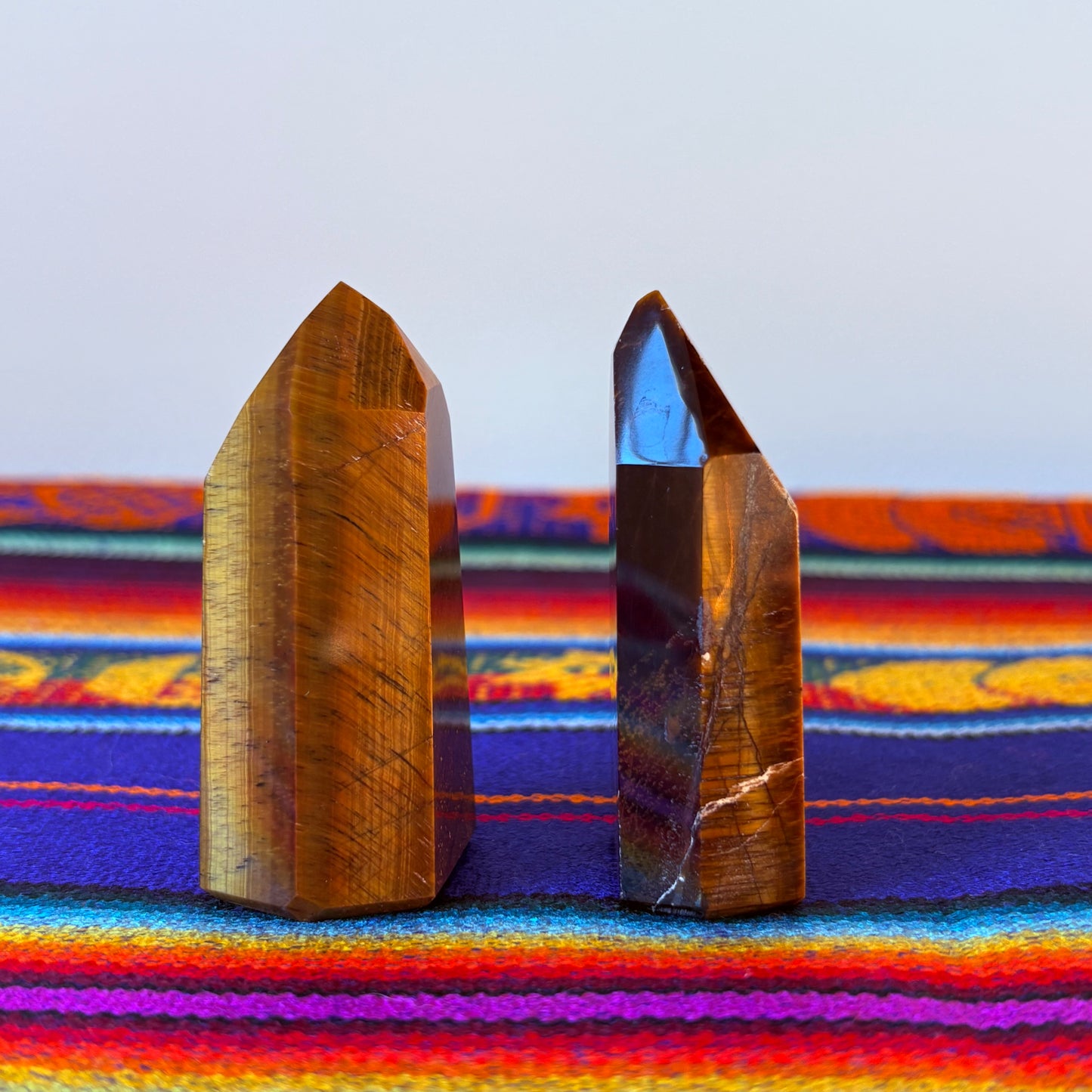 Tiger Eye Polished Standing Point