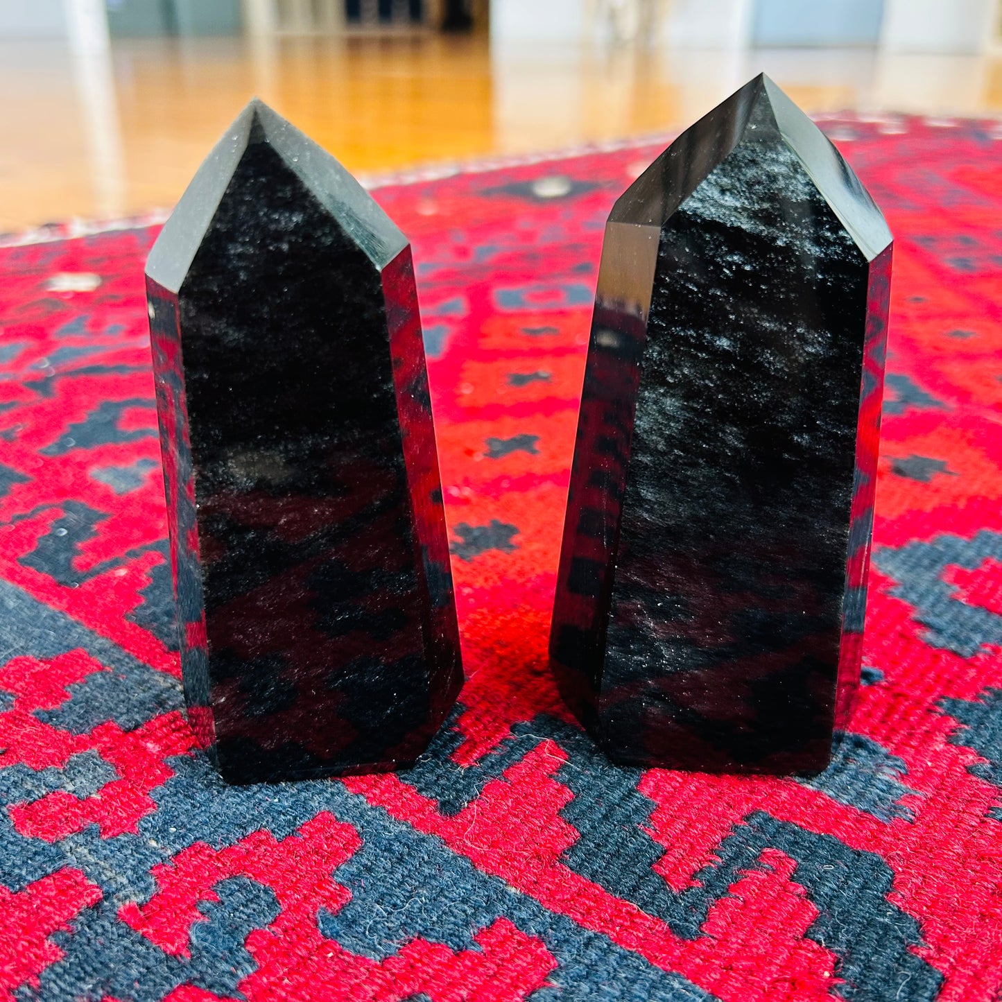 Black Obsidian Polished Points